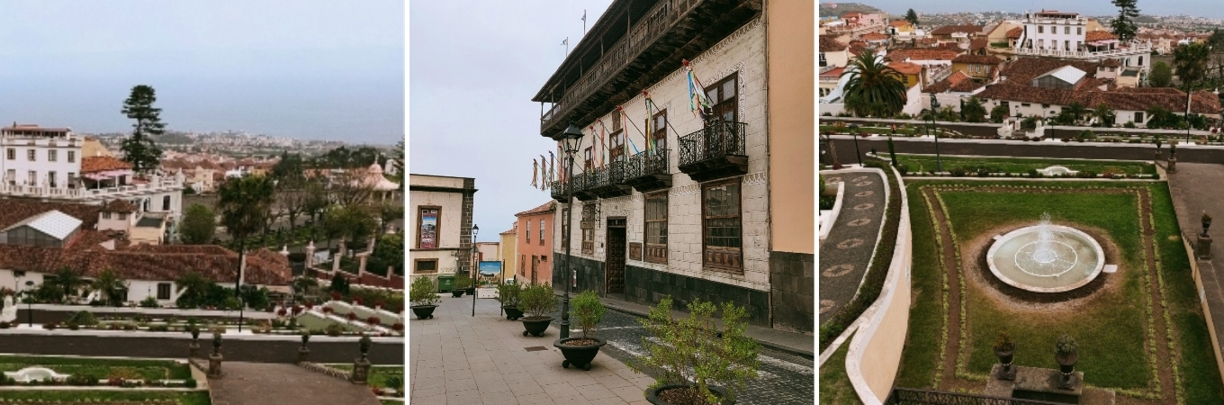 photos illustrant la ville la orotava